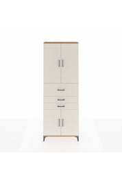 Arges Dolap 4 Raflı 3 Çekmeceli 4 Kapaklı 88x30x243 - S33M113V7A
