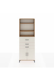 Arges Dolap 4 Raflı 3 Çekmeceli 2 Kapaklı 88x30x243 - S33M114V7A