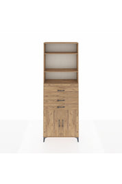 Arges Dolap 4 Raflı 3 Çekmeceli 2 Kapaklı 88x30x243 - S33M114V9A