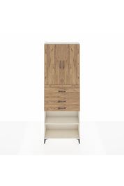 Arges Dolap 4 Raflı 3 Çekmeceli 2 Kapaklı 88x30x243 - S33M115V3A