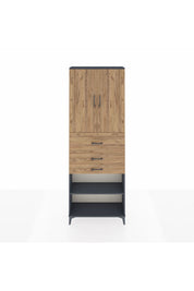 Arges Dolap 4 Raflı 3 Çekmeceli 2 Kapaklı 88x30x243 - S33M115V6A