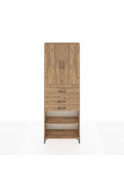 Arges Dolap 4 Raflı 3 Çekmeceli 2 Kapaklı 88x30x243 - S33M115V9A