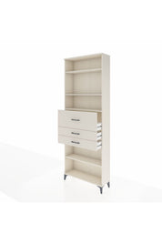 Arges Dolap 4 Raflı 3 Çekmeceli 88x30x243 - S33M116V1A
