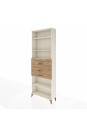 Arges Dolap 4 Raflı 3 Çekmeceli 88x30x243 - S33M116V3A