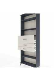 Arges Dolap 4 Raflı 3 Çekmeceli 88x30x243 - S33M116V4A