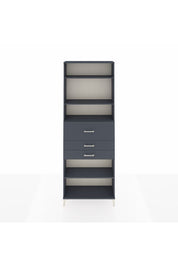 Arges Dolap 4 Raflı 3 Çekmeceli 88x30x243 - S33M116V5A