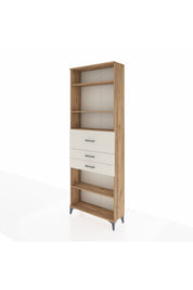 Arges Dolap 4 Raflı 3 Çekmeceli 88x30x243 - S33M116V7A