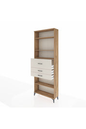 Arges Dolap 4 Raflı 3 Çekmeceli 88x30x243 - S33M116V7A