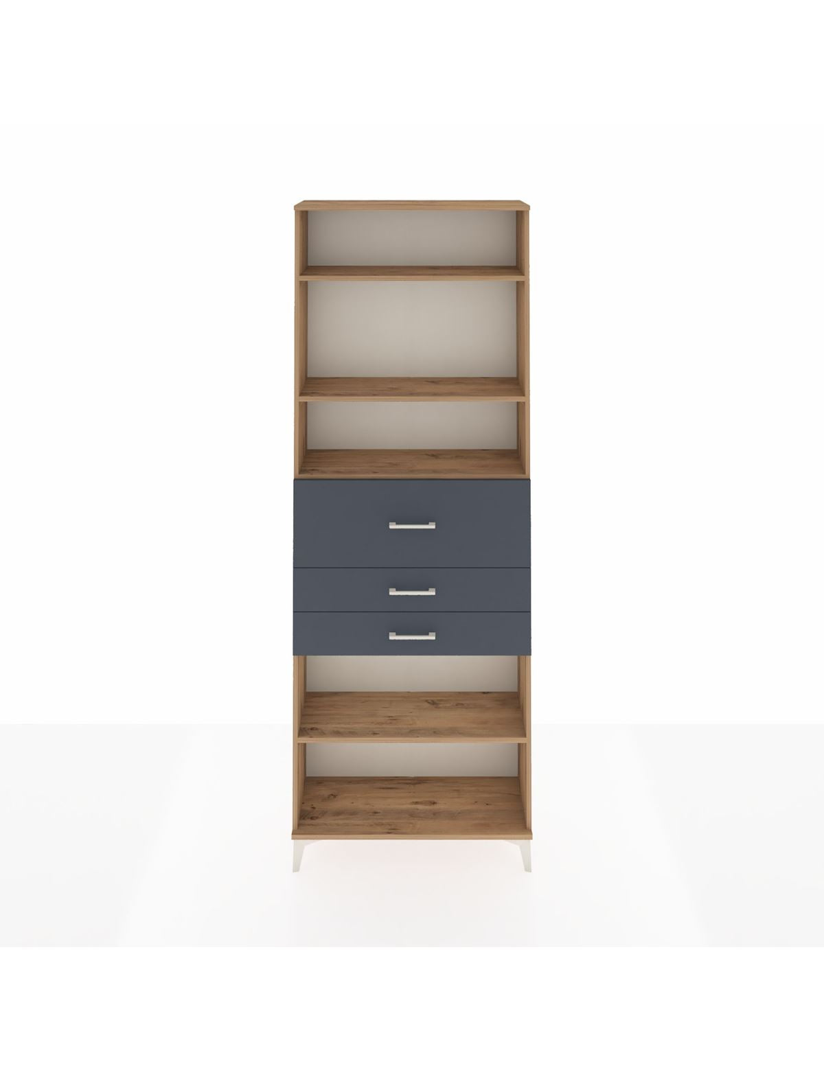 Arges Dolap 4 Raflı 3 Çekmeceli 88x30x243 - S33M116V8A