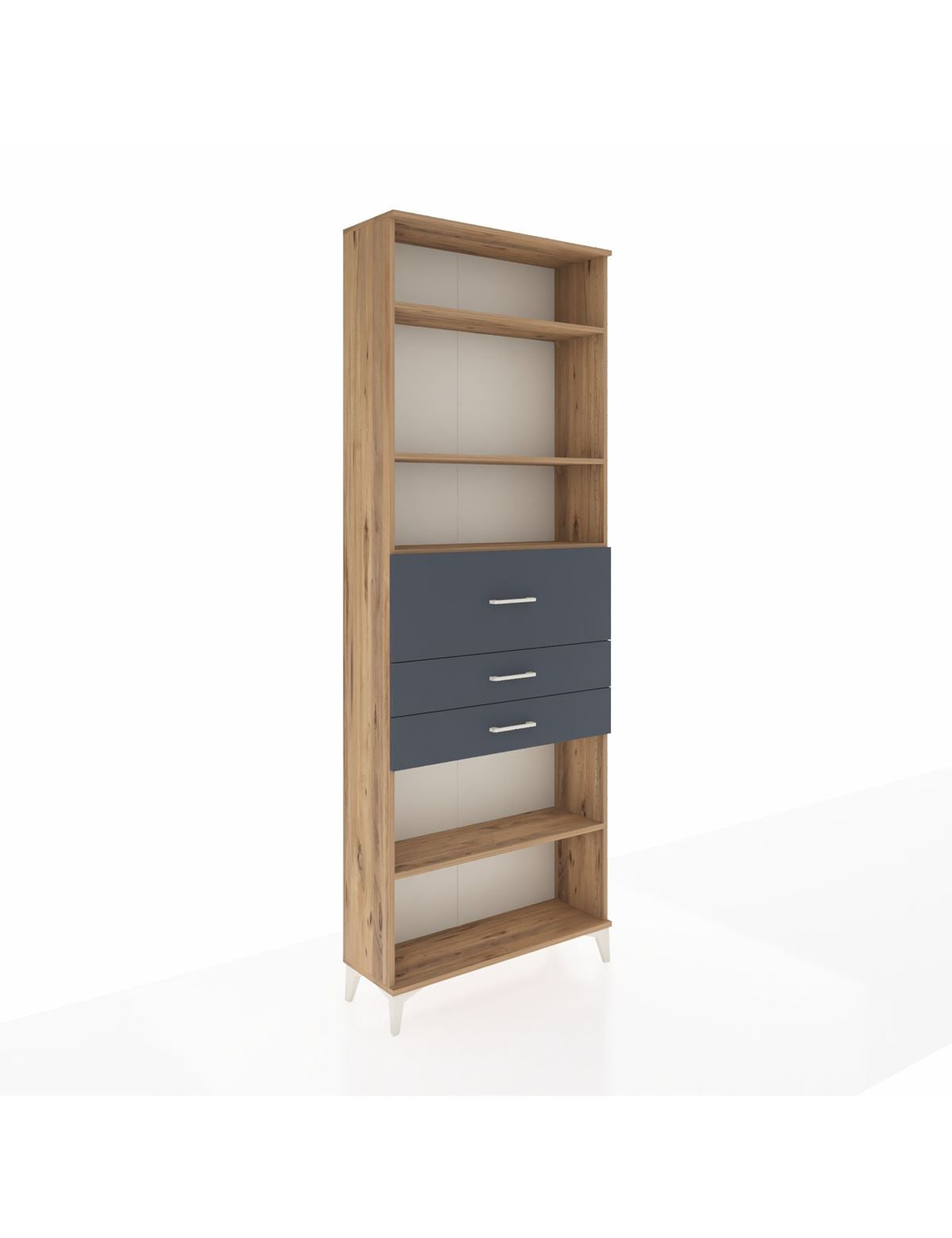 Arges Dolap 4 Raflı 3 Çekmeceli 88x30x243 - S33M116V8A