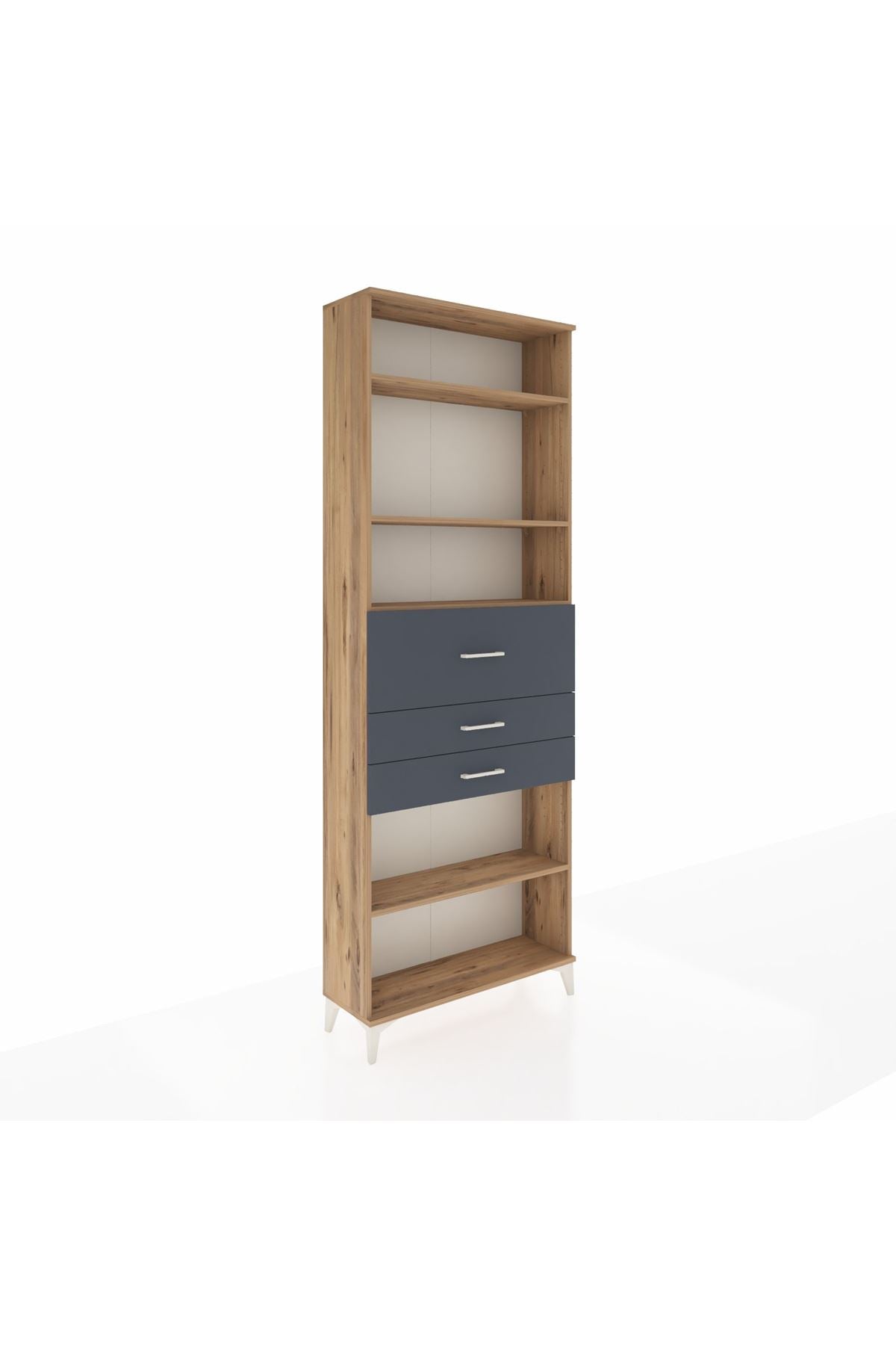 Arges Dolap 4 Raflı 3 Çekmeceli 88x30x243 - S33M116V8A