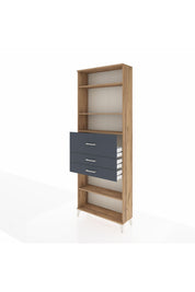 Arges Dolap 4 Raflı 3 Çekmeceli 88x30x243 - S33M116V8A
