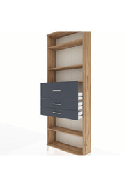 Arges Dolap 4 Raflı 3 Çekmeceli 88x30x243 - S33M116V8A