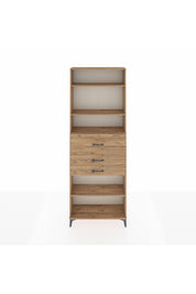 Arges Dolap 4 Raflı 3 Çekmeceli 88x30x243 - S33M116V9A