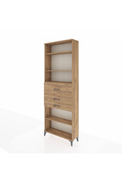 Arges Dolap 4 Raflı 3 Çekmeceli 88x30x243 - S33M116V9A
