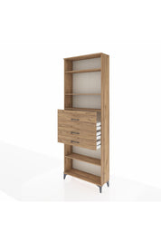 Arges Dolap 4 Raflı 3 Çekmeceli 88x30x243 - S33M116V9A
