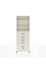 Arges Dolap 4 Raflı 4 Çekmeceli 2 Kapaklı 88x30x243 - S33M118V1A