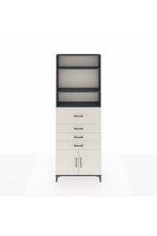 Arges Dolap 4 Raflı 4 Çekmeceli 2 Kapaklı 88x30x243 - S33M118V4A
