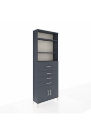 Arges Dolap 4 Raflı 4 Çekmeceli 2 Kapaklı 88x30x243 - S33M118V5A