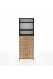 Arges Dolap 4 Raflı 4 Çekmeceli 2 Kapaklı 88x30x243 - S33M118V6A