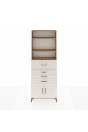 Arges Dolap 4 Raflı 4 Çekmeceli 2 Kapaklı 88x30x243 - S33M118V7A