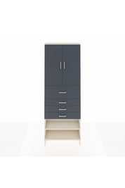 Arges Dolap 4 Raflı 4 Çekmeceli 2 Kapaklı 88x30x243 - S33M119V2A