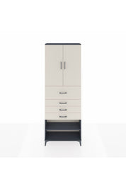 Arges Dolap 4 Raflı 4 Çekmeceli 2 Kapaklı 88x30x243 - S33M119V4A