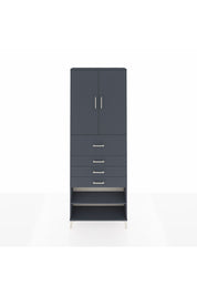 Arges Dolap 4 Raflı 4 Çekmeceli 2 Kapaklı 88x30x243 - S33M119V5A
