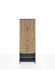 Arges Dolap 4 Raflı 4 Çekmeceli 2 Kapaklı 88x30x243 - S33M119V6A