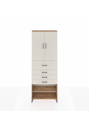 Arges Dolap 4 Raflı 4 Çekmeceli 2 Kapaklı 88x30x243 - S33M119V7A