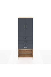 Arges Dolap 4 Raflı 4 Çekmeceli 2 Kapaklı 88x30x243 - S33M119V8A
