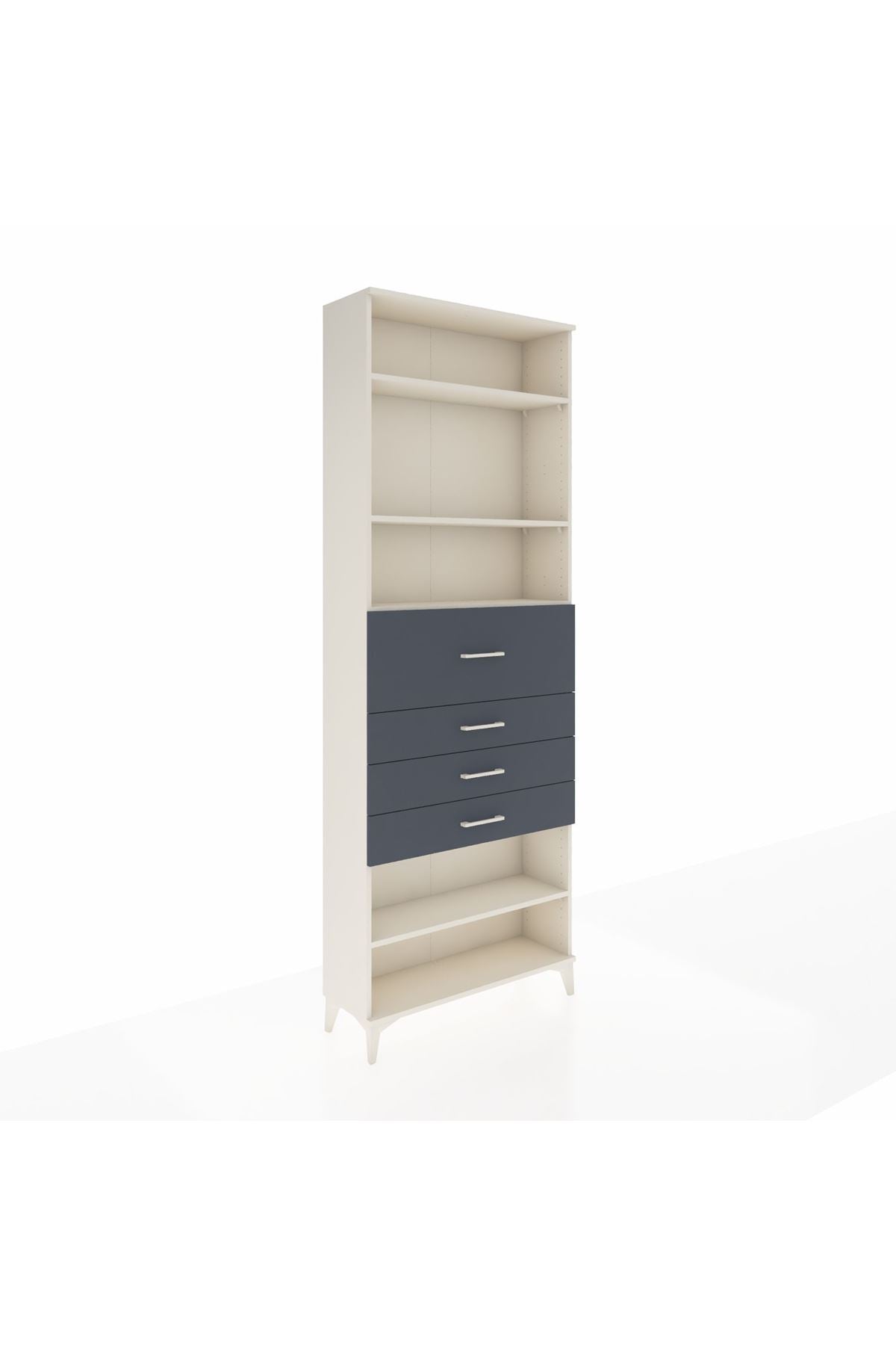 Arges Dolap 4 Raflı 4 Çekmeceli 88x30x243 - S33M120V2A