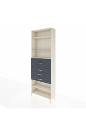 Arges Dolap 4 Raflı 4 Çekmeceli 88x30x243 - S33M120V2A