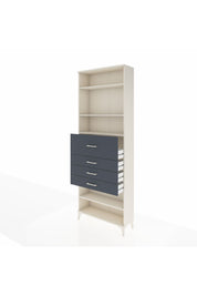Arges Dolap 4 Raflı 4 Çekmeceli 88x30x243 - S33M120V2A