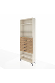 Arges Dolap 4 Raflı 4 Çekmeceli 88x30x243 - S33M120V3A