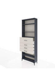 Arges Dolap 4 Raflı 4 Çekmeceli 88x30x243 - S33M120V4A