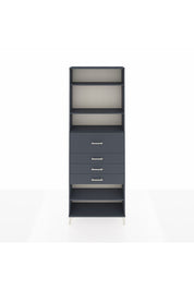 Arges Dolap 4 Raflı 4 Çekmeceli 88x30x243 - S33M120V5A