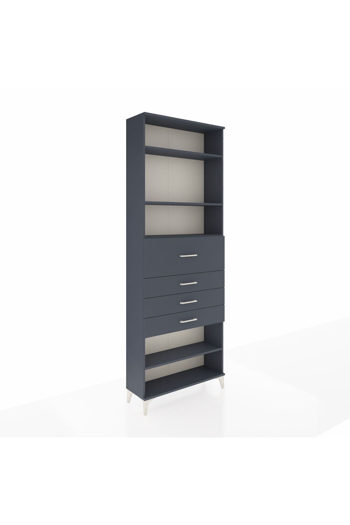 Arges Dolap 4 Raflı 4 Çekmeceli 88x30x243 - S33M120V5A