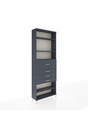 Arges Dolap 4 Raflı 4 Çekmeceli 88x30x243 - S33M120V5A