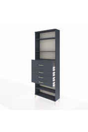 Arges Dolap 4 Raflı 4 Çekmeceli 88x30x243 - S33M120V5A