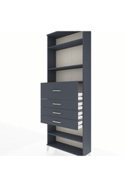 Arges Dolap 4 Raflı 4 Çekmeceli 88x30x243 - S33M120V5A