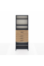 Arges Dolap 4 Raflı 4 Çekmeceli 88x30x243 - S33M120V6A