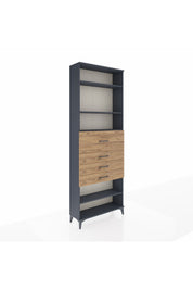 Arges Dolap 4 Raflı 4 Çekmeceli 88x30x243 - S33M120V6A