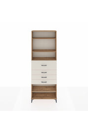 Arges Dolap 4 Raflı 4 Çekmeceli 88x30x243 - S33M120V7A