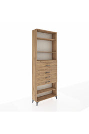 Arges Dolap 4 Raflı 4 Çekmeceli 88x30x243 - S33M120V9A