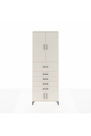 Arges Dolap 3 Raflı 5 Çekmeceli 4 Kapaklı 88x30x243 - S33M121V1A