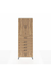 Arges Dolap 3 Raflı 5 Çekmeceli 4 Kapaklı 88x30x243 - S33M121V3A