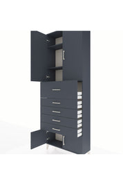 Arges Dolap 3 Raflı 5 Çekmeceli 4 Kapaklı 88x30x243 - S33M121V5A