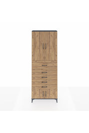 Arges Dolap 3 Raflı 5 Çekmeceli 4 Kapaklı 88x30x243 - S33M121V6A