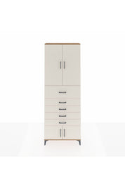 Arges Dolap 3 Raflı 5 Çekmeceli 4 Kapaklı 88x30x243 - S33M121V7A